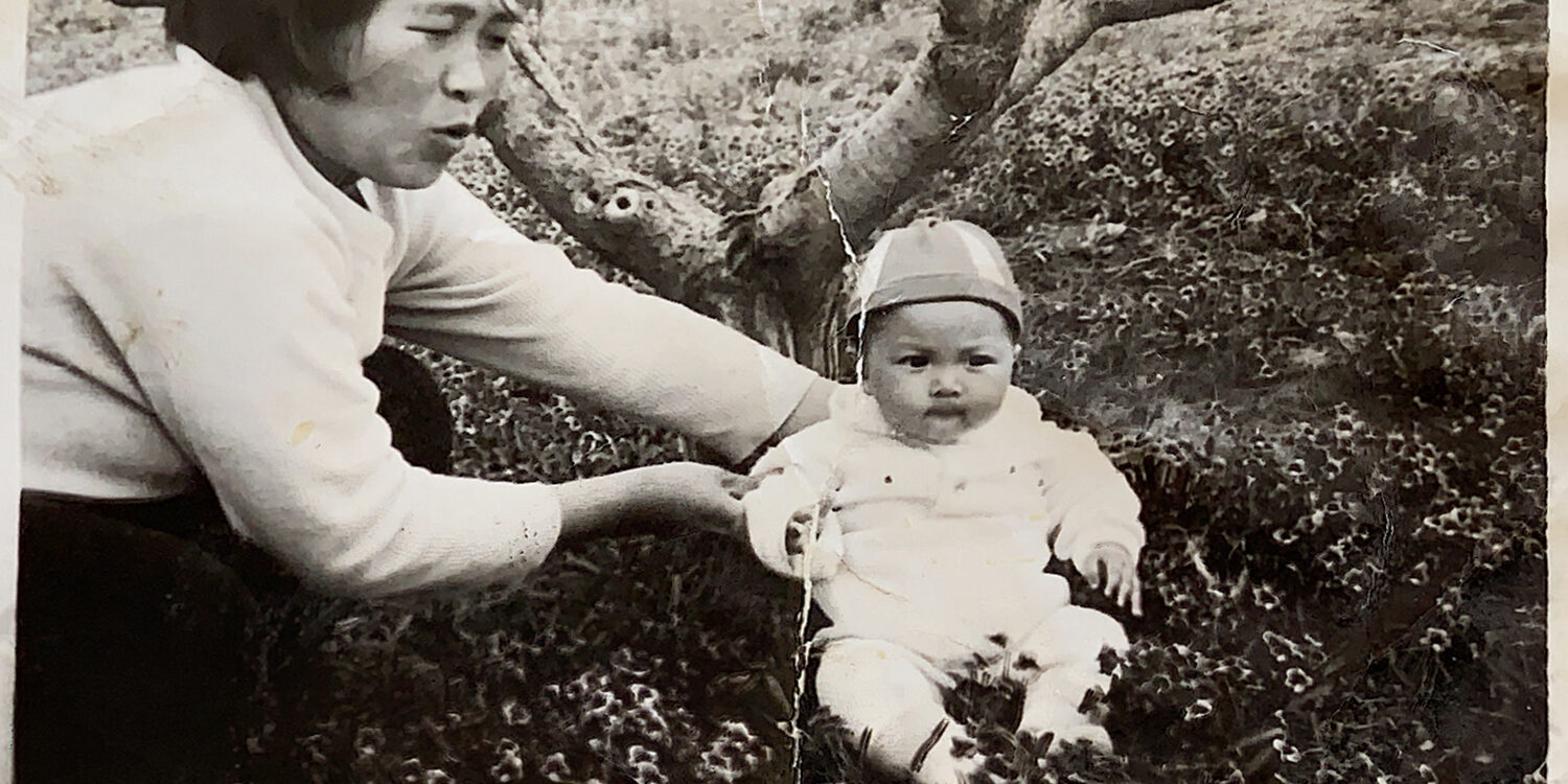 Korean Mom with baby