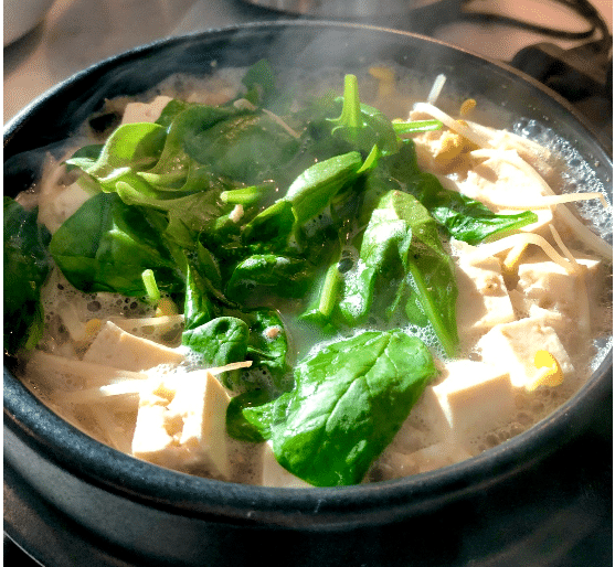 korean spinach soup
