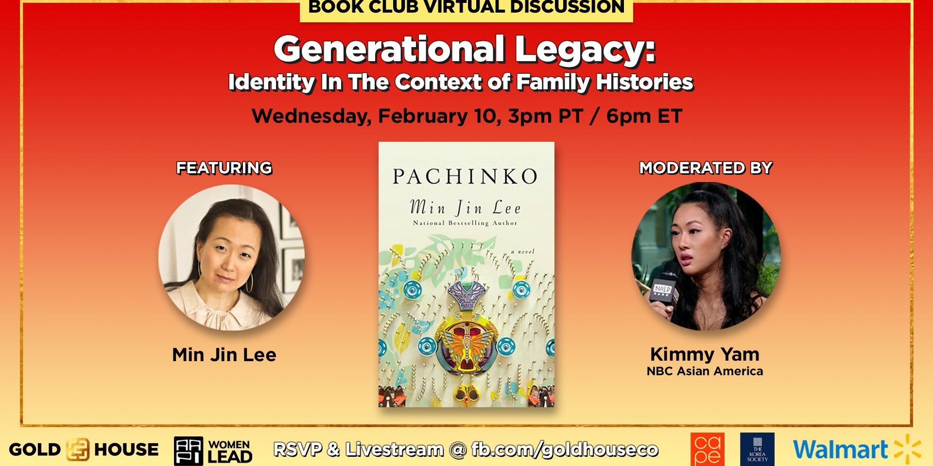 Min Jin Lee live stream