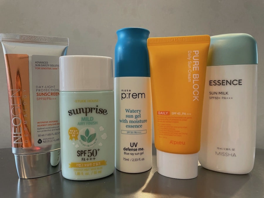 Korean Sunscreens