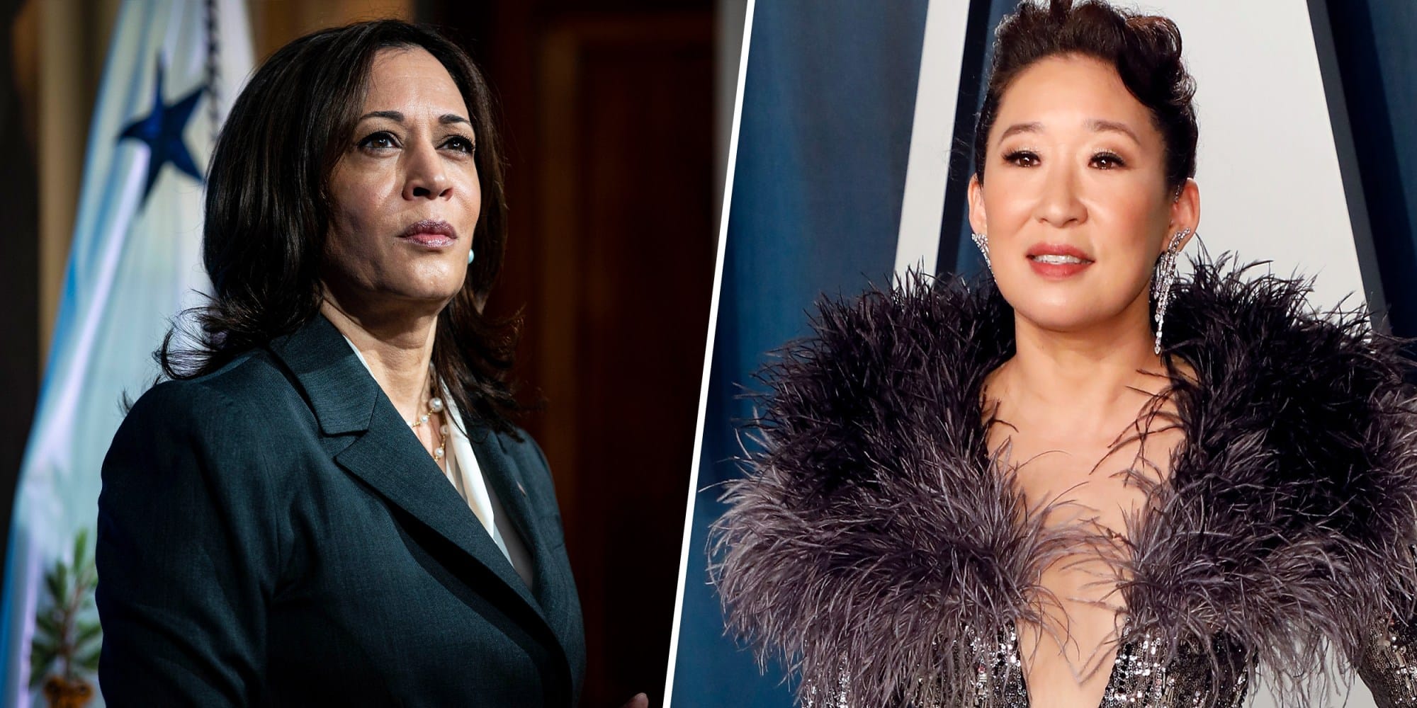 kamala harris and sandra oh