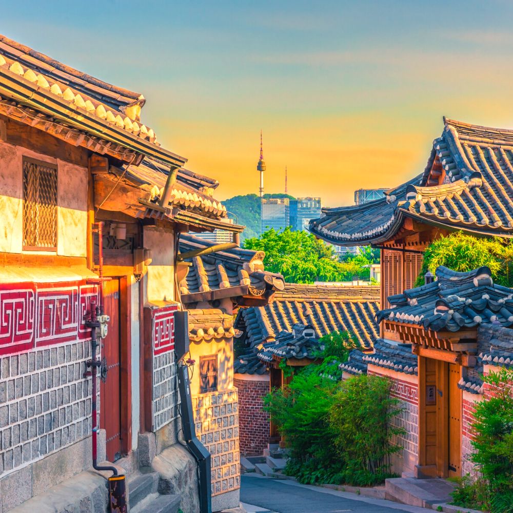 Beautiful Bukchon Hanok Village In Seoul