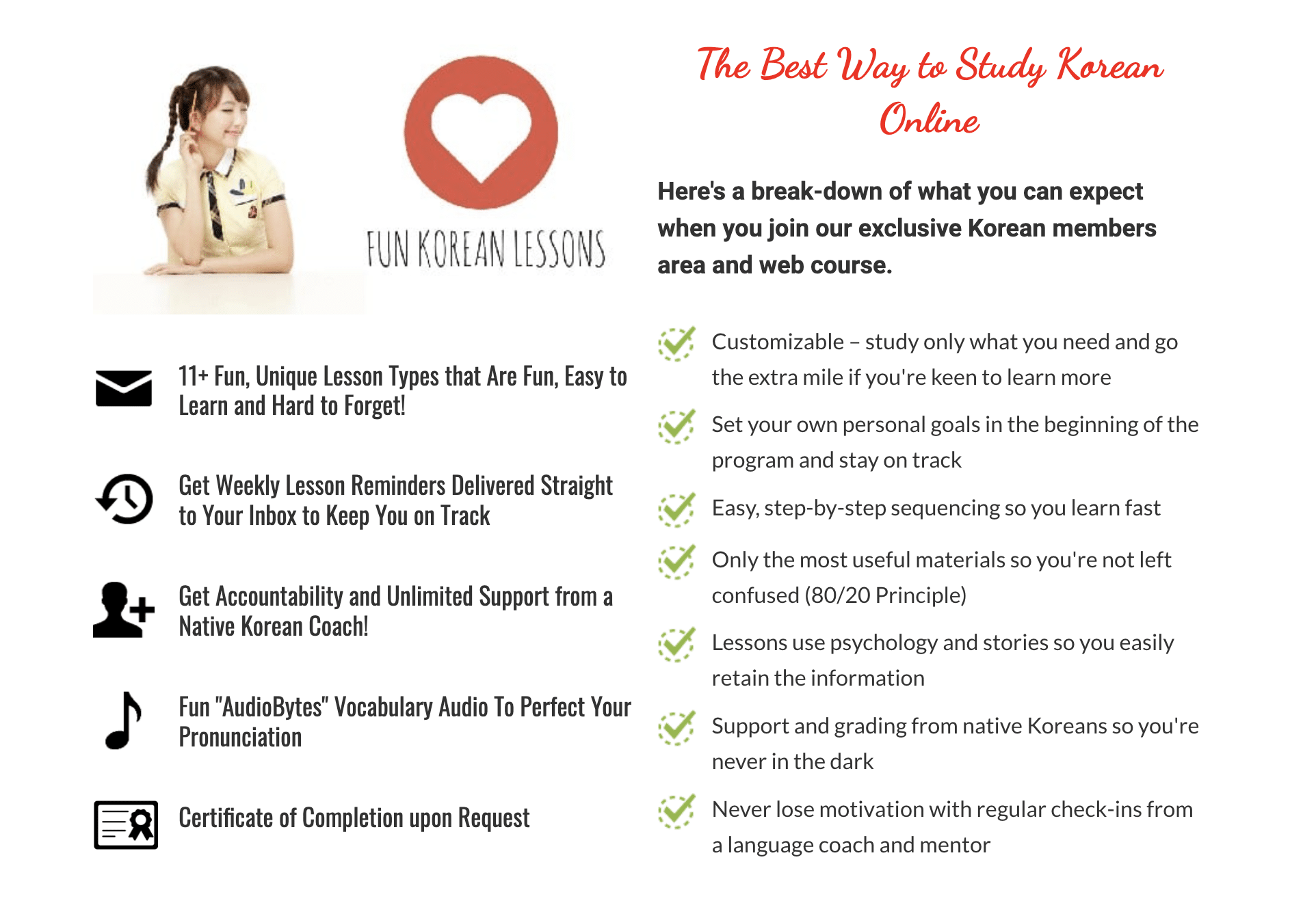 90 Day Korean Course Benefits