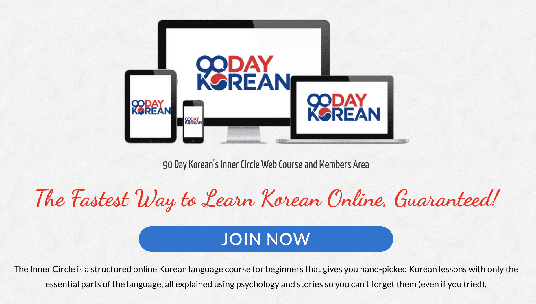 90 Day Korean Inner Circle Course