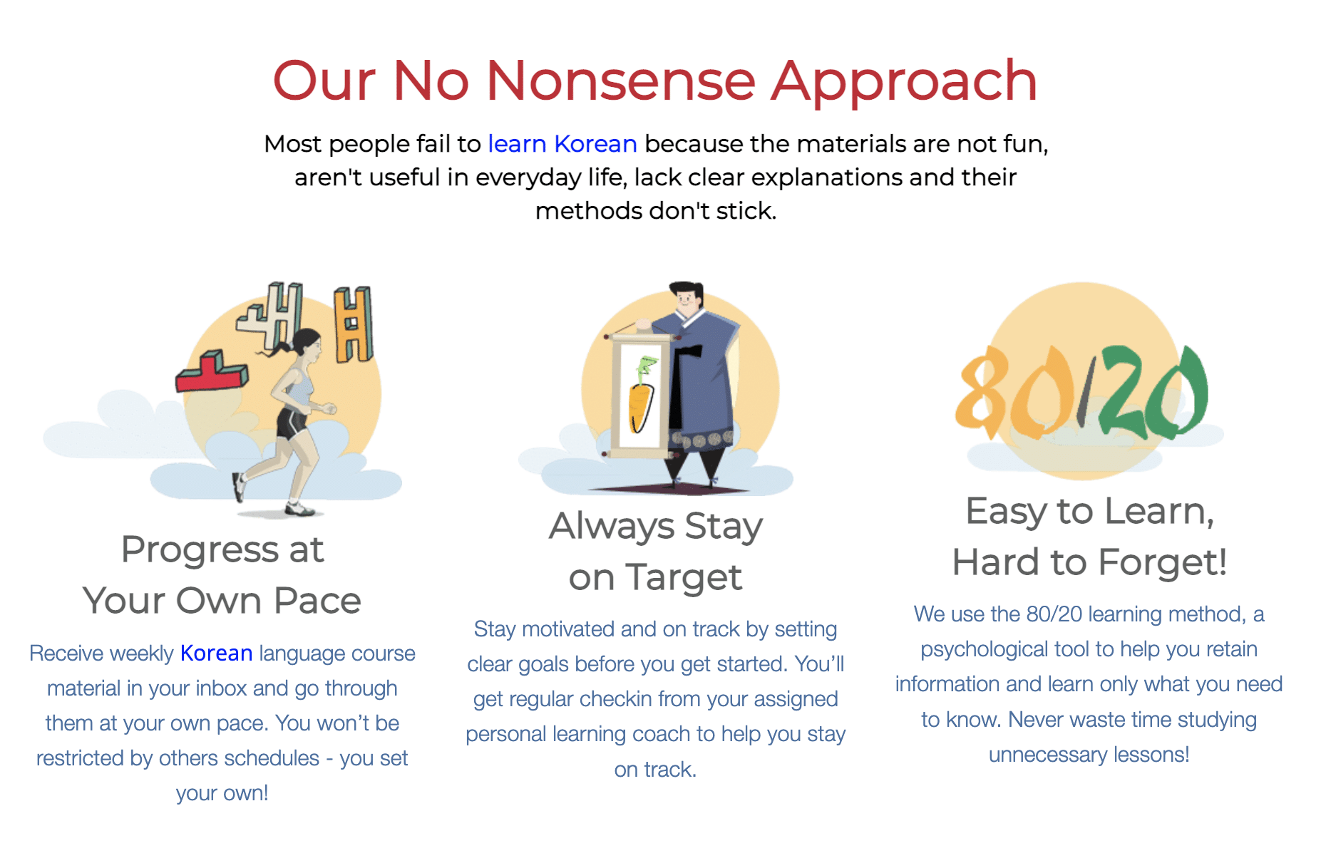 90 Day Korean learning philosophy